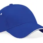 30369 - Ultimate 5 Panel Cap - Sandwich Peak, bright royal / white — productfoto 12