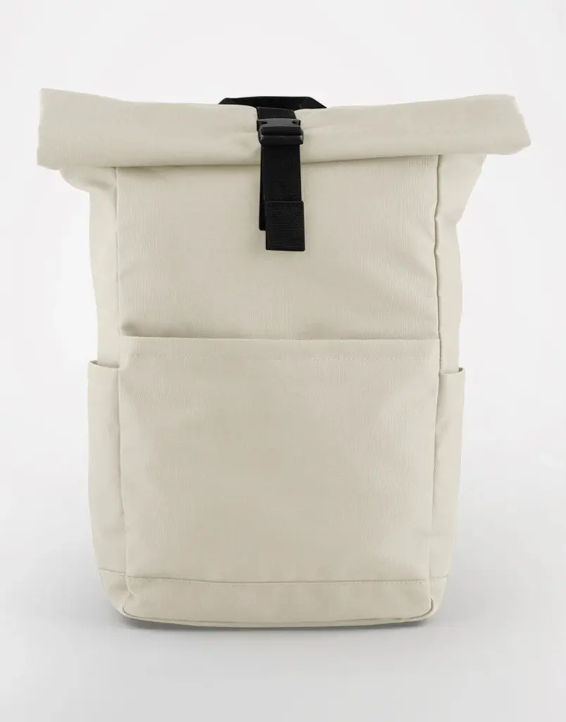 30629 - Premium Recycled Roll Top Backpack, natural stone