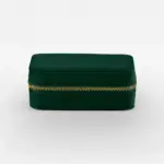 30829 - Velvet Travel Jewellery Box, dark emerald — productfoto 3