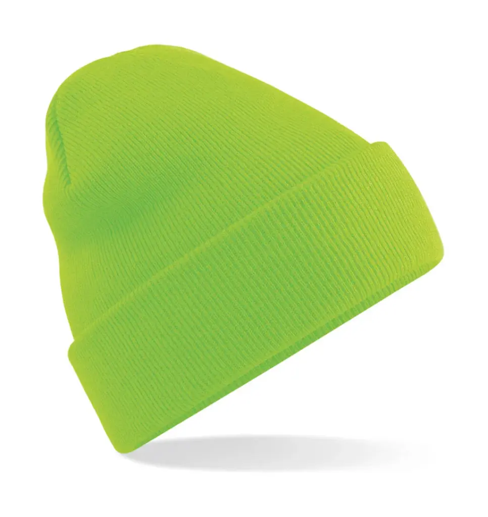 30869 - Original Cuffed Beanie, fluorescent green — productfoto 37
