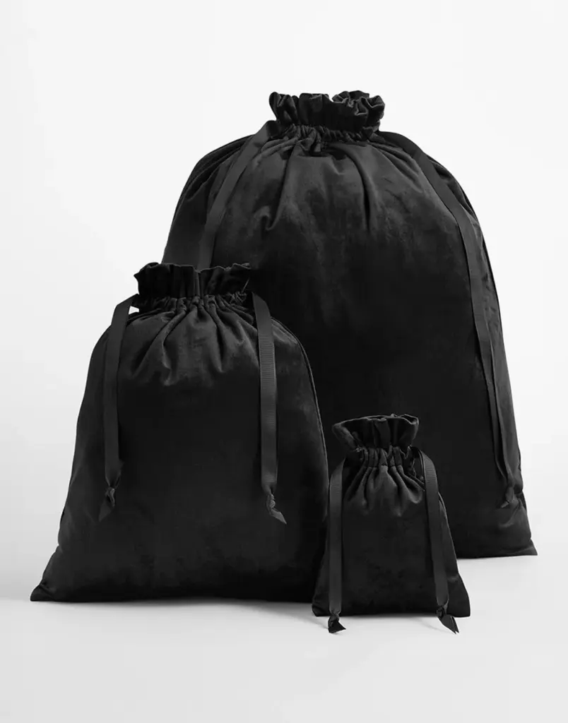 31029 - Velvet Gift Bag, black onyx