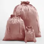31029 - Velvet Gift Bag, rose quartz — productfoto 3