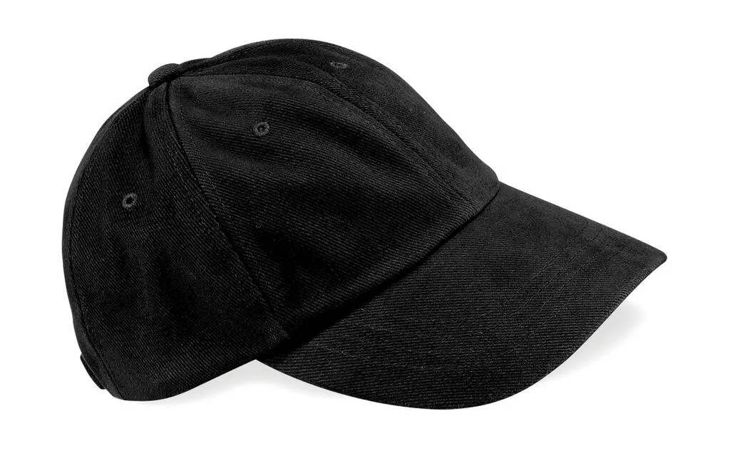 31069 - Low Profile Heavy Brushed Cotton Cap, black