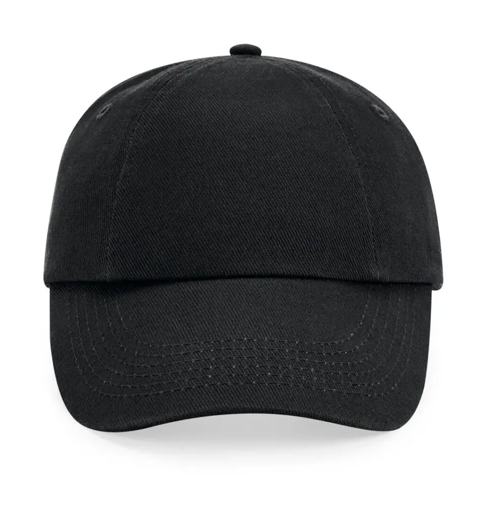 31169 - Low Profile Heavy Cotton Drill Cap, black — productfoto 2
