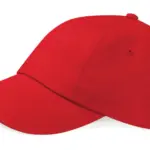 31169 - Low Profile Heavy Cotton Drill Cap, classic red — productfoto 5