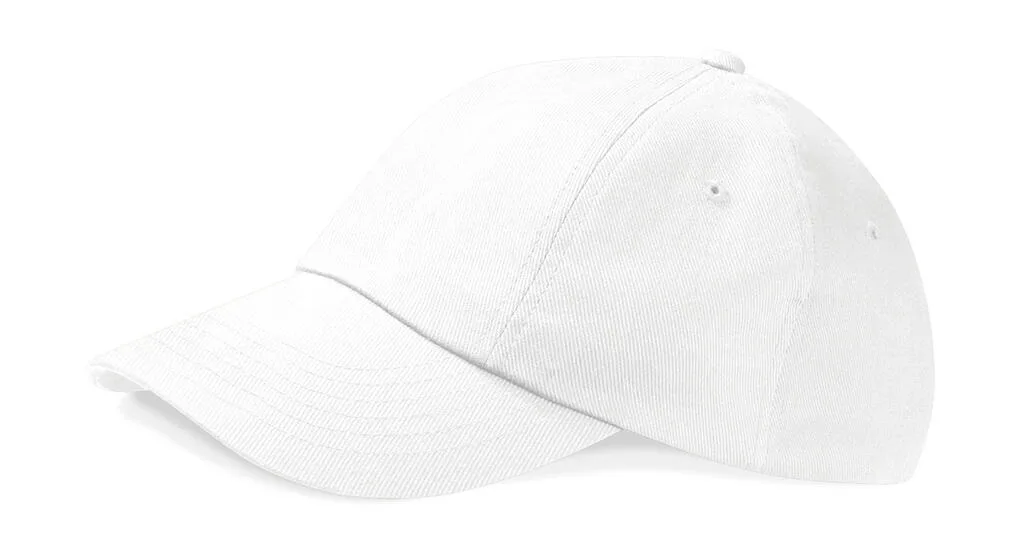 31169 - Low Profile Heavy Cotton Drill Cap, white