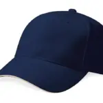 31269 - Pro-Style Heavy Brushed Cotton Cap, french navy / stone — productfoto 6