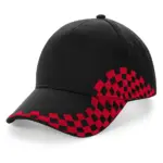 31669 - Grand Prix Cap, black / classic red — productfoto 3