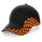 31669 - Grand Prix Cap, black / orange — productfoto 5