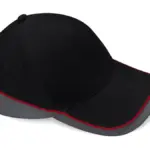 31769 - Teamwear Competition Cap, black/graphite grey/classic red — productfoto 5