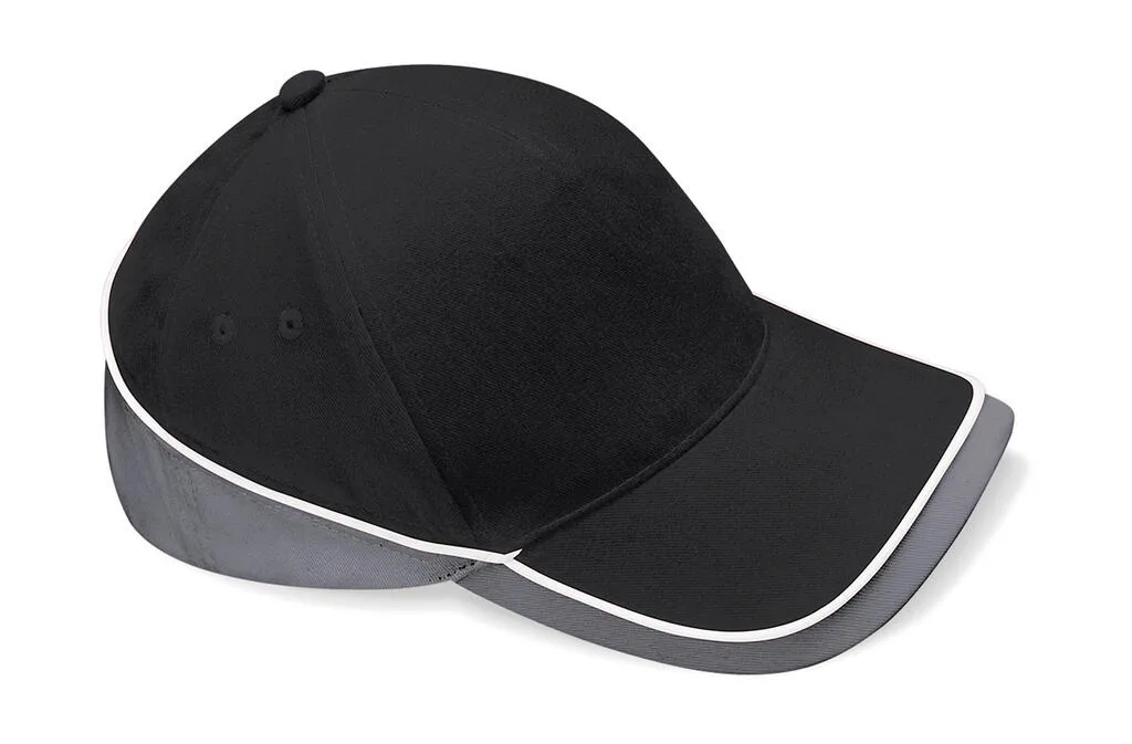31769 - Teamwear Competition Cap, black/graphite grey/white — productfoto 7