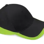 31769 - Teamwear Competition Cap, black / lime green — productfoto 2