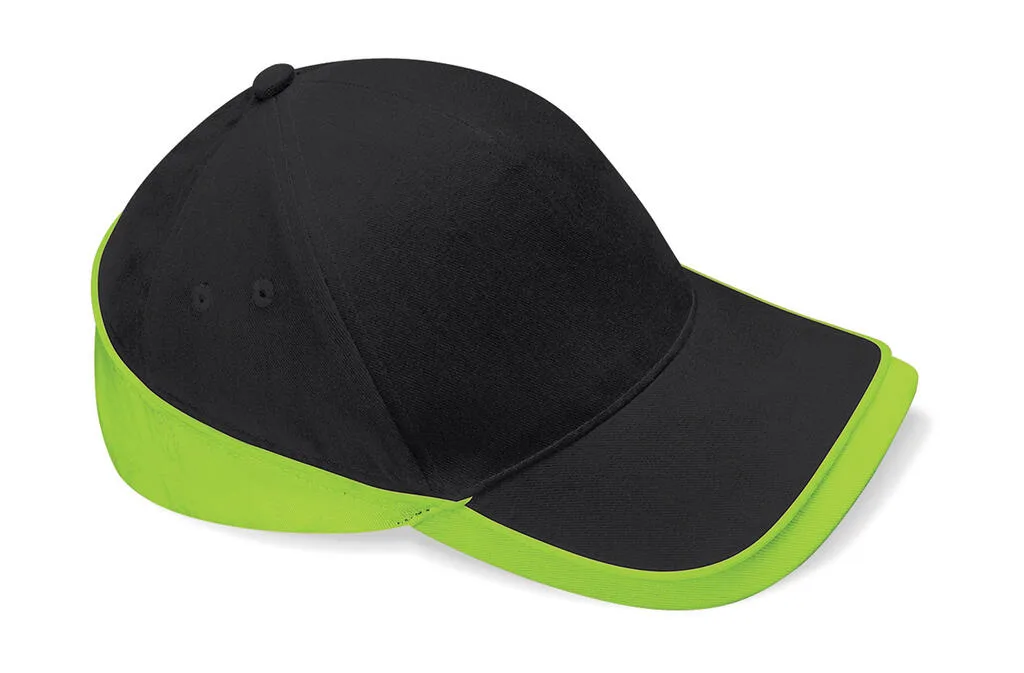31769 - Teamwear Competition Cap, black / lime green — productfoto 2