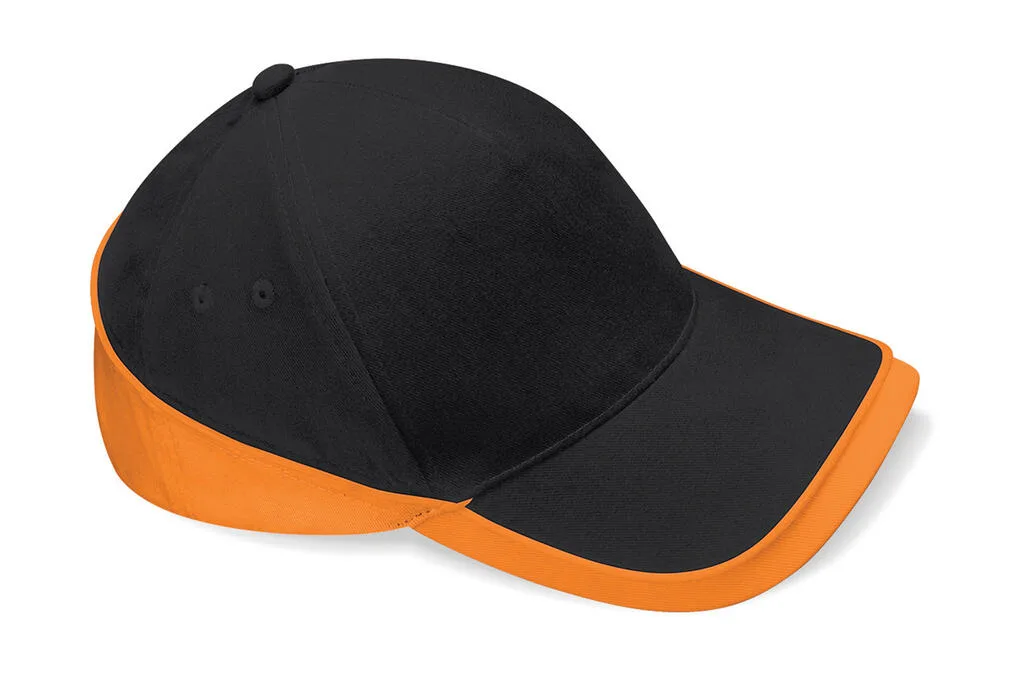 31769 - Teamwear Competition Cap, black / orange — productfoto 3