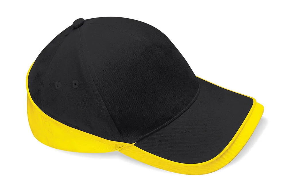 31769 - Teamwear Competition Cap, black / yellow — productfoto 4