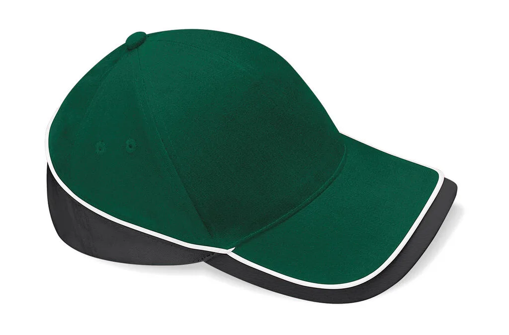 31769 - Teamwear Competition Cap, bottle green/black/white — productfoto 13