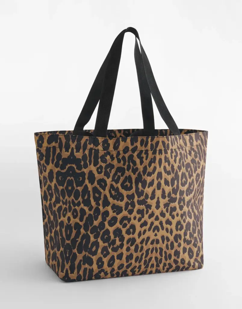 31829 - Leopard Print Carryall Tote Bag, leopard print
