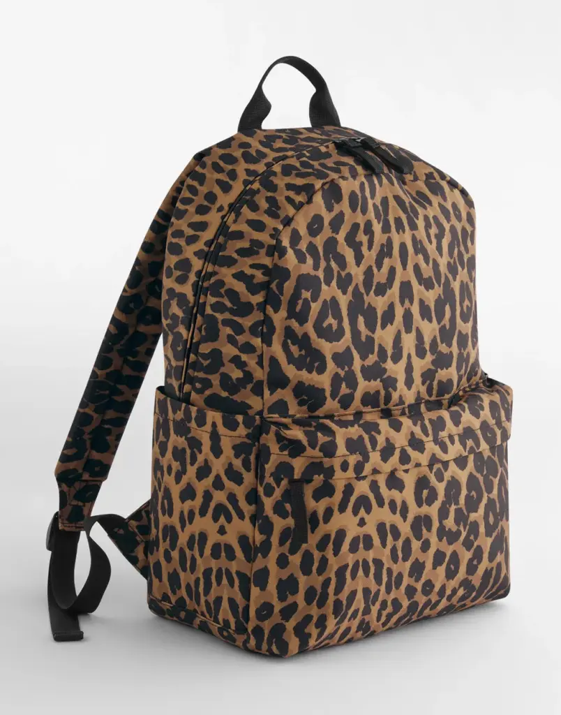31929 - Leopard Print Backpack, leopard print