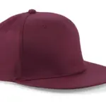 32569 - 5 Panel Snapback Rapper Cap, burgundy — productfoto 9