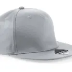 32569 - 5 Panel Snapback Rapper Cap, light grey — productfoto 4
