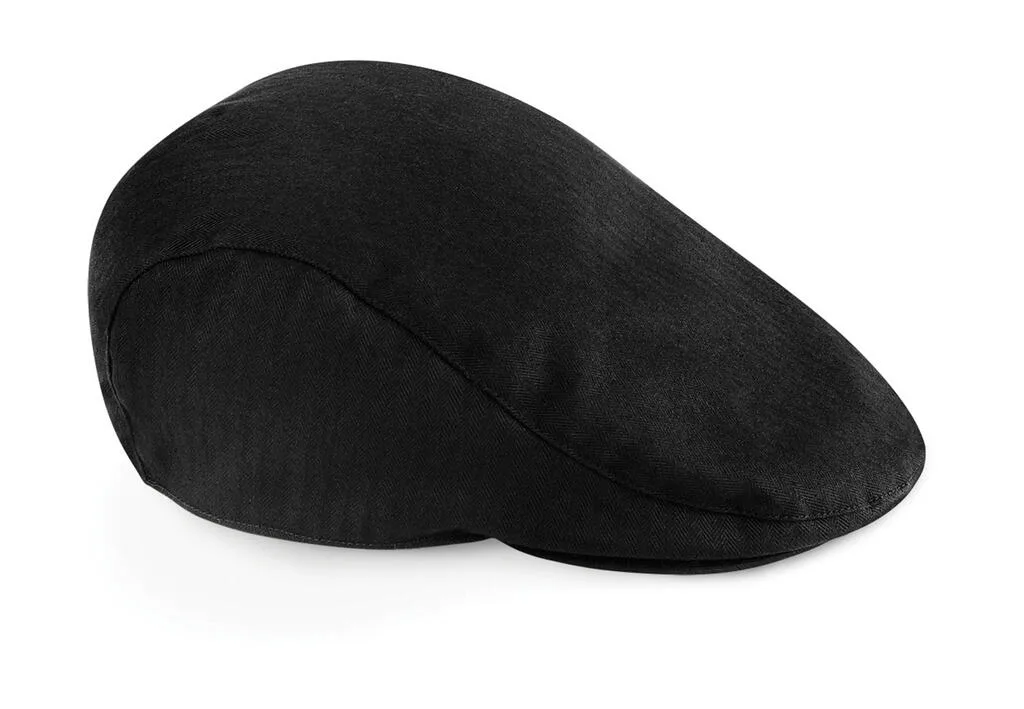 32669 - Vintage Flat Cap, black