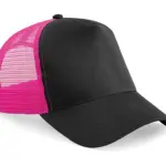 32869 - Snapback Trucker, black / fuchsia — productfoto 10