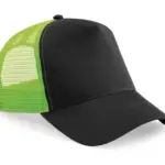 32869 - Snapback Trucker, black / lime green — productfoto 7