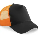 32869 - Snapback Trucker, black / orange — productfoto 8