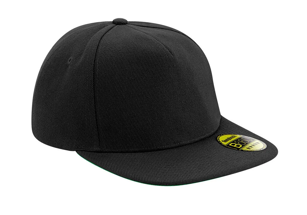 33169 - Original Flat Peak Snapback, black / black — productfoto 4