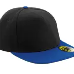 33169 - Original Flat Peak Snapback, black / bright royal — productfoto 7