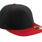 33169 - Original Flat Peak Snapback, black / classic red — productfoto 5