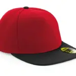 33169 - Original Flat Peak Snapback, classic red / black — productfoto 10