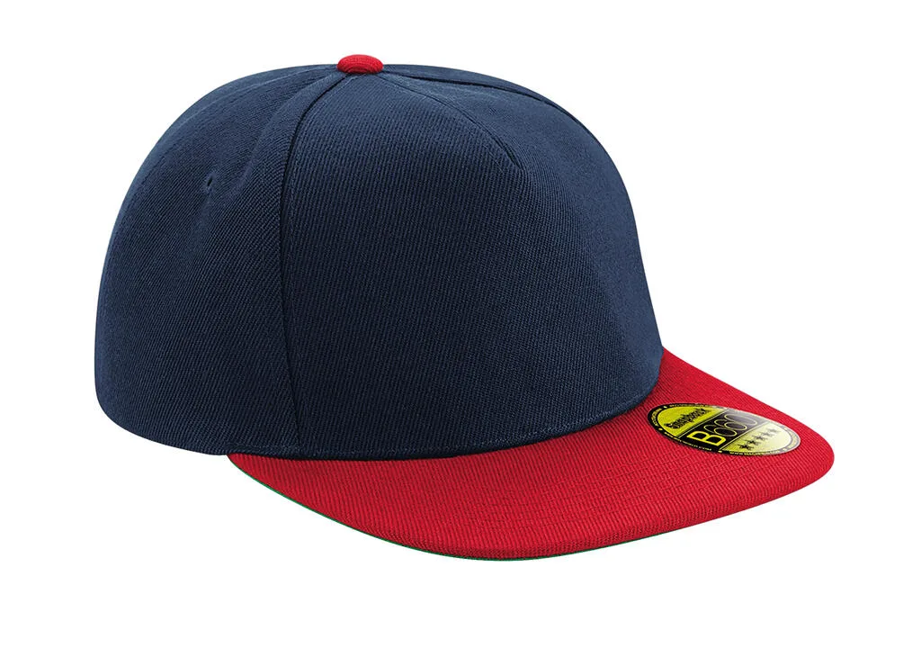 33169 - Original Flat Peak Snapback, french navy / classic red — productfoto 9