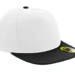 33169 - Original Flat Peak Snapback, white / black