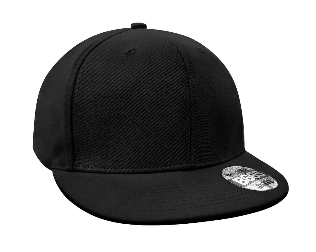 33269 - Pro-Stretch Flat Peak Cap, black