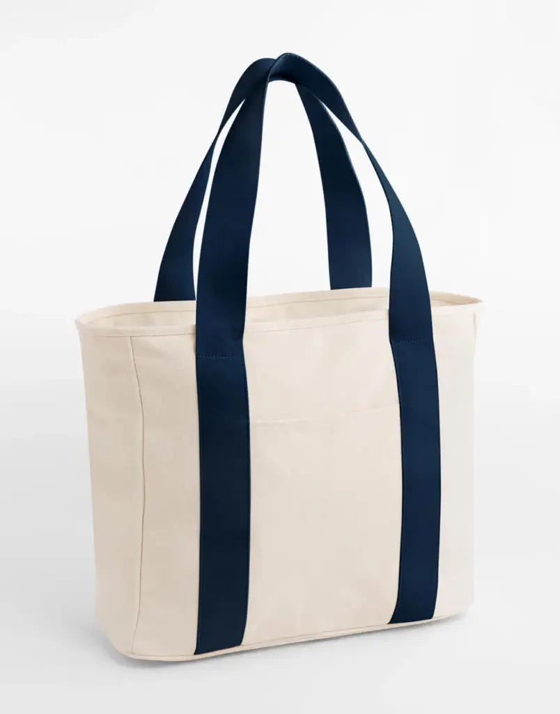 33429 - Edit Canvas Tote, natural / navy