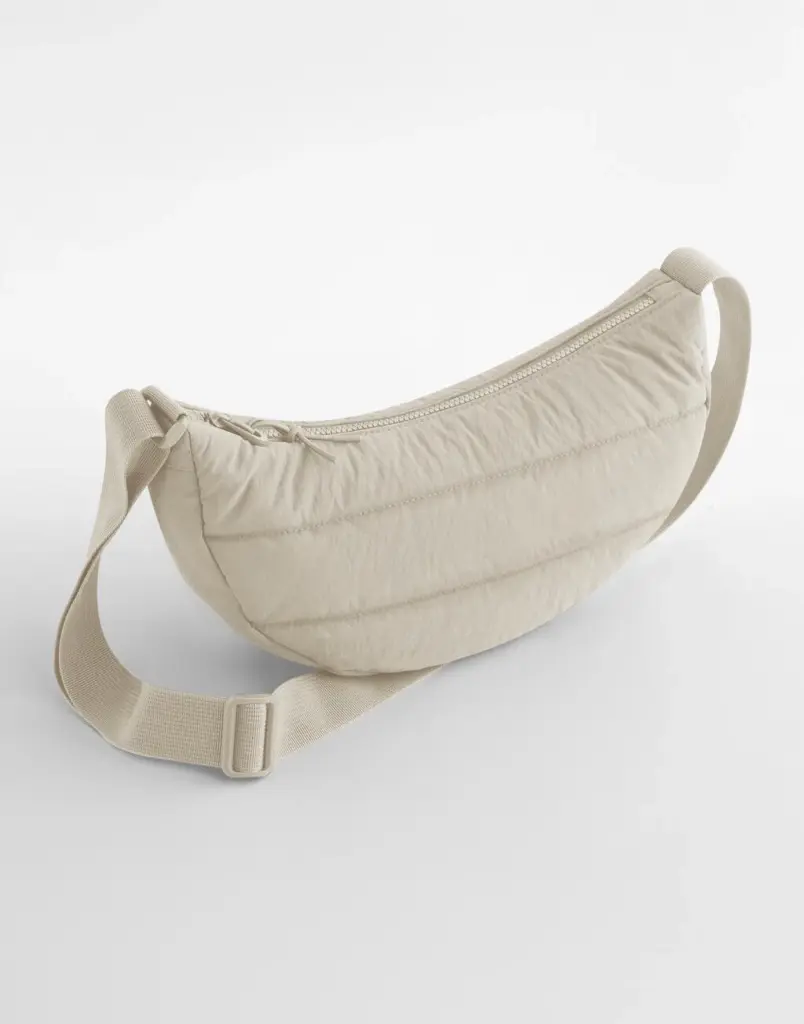 33729 - Quilted Cross Body Bag, natural stone