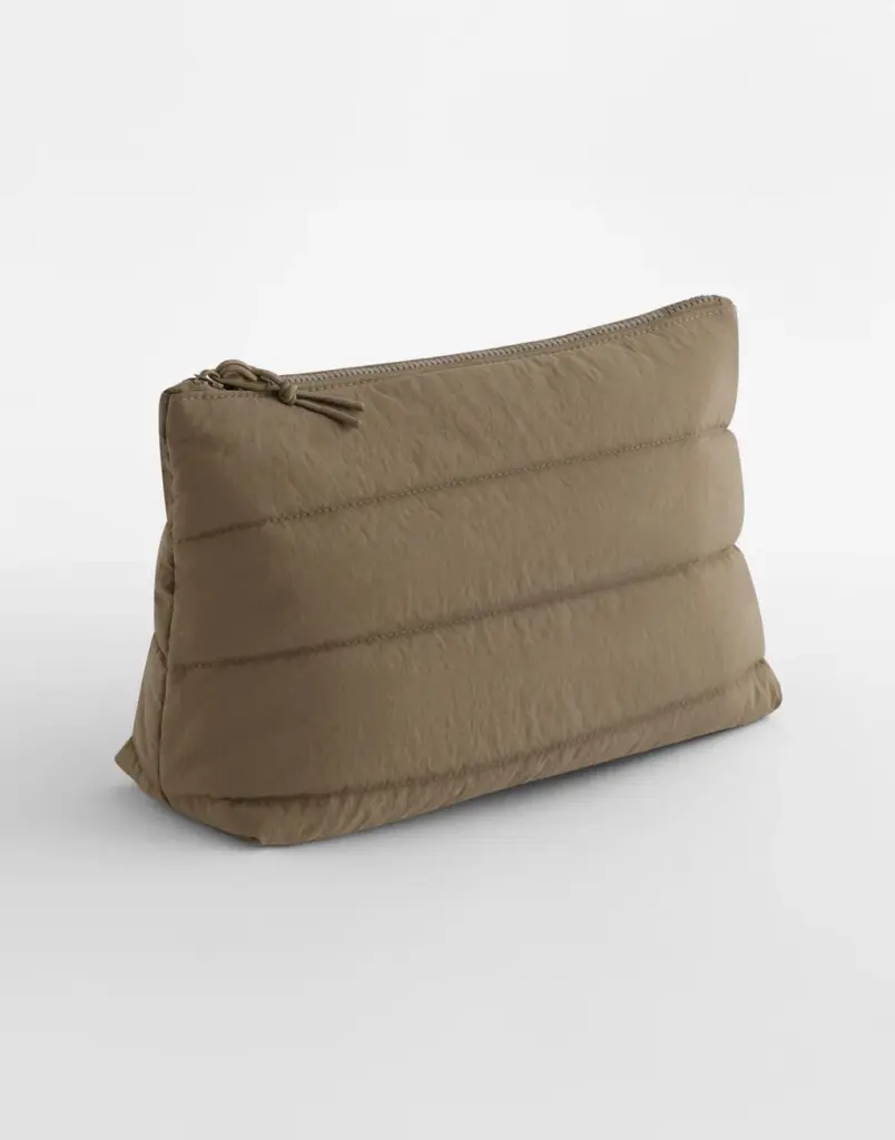 33829 - Quilted Accessory Case, natural stone