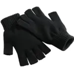 34069 - Fingerless Gloves, black