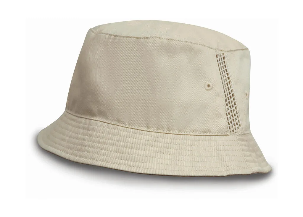 34534 - Sporting Hat with Mesh Panels, natural