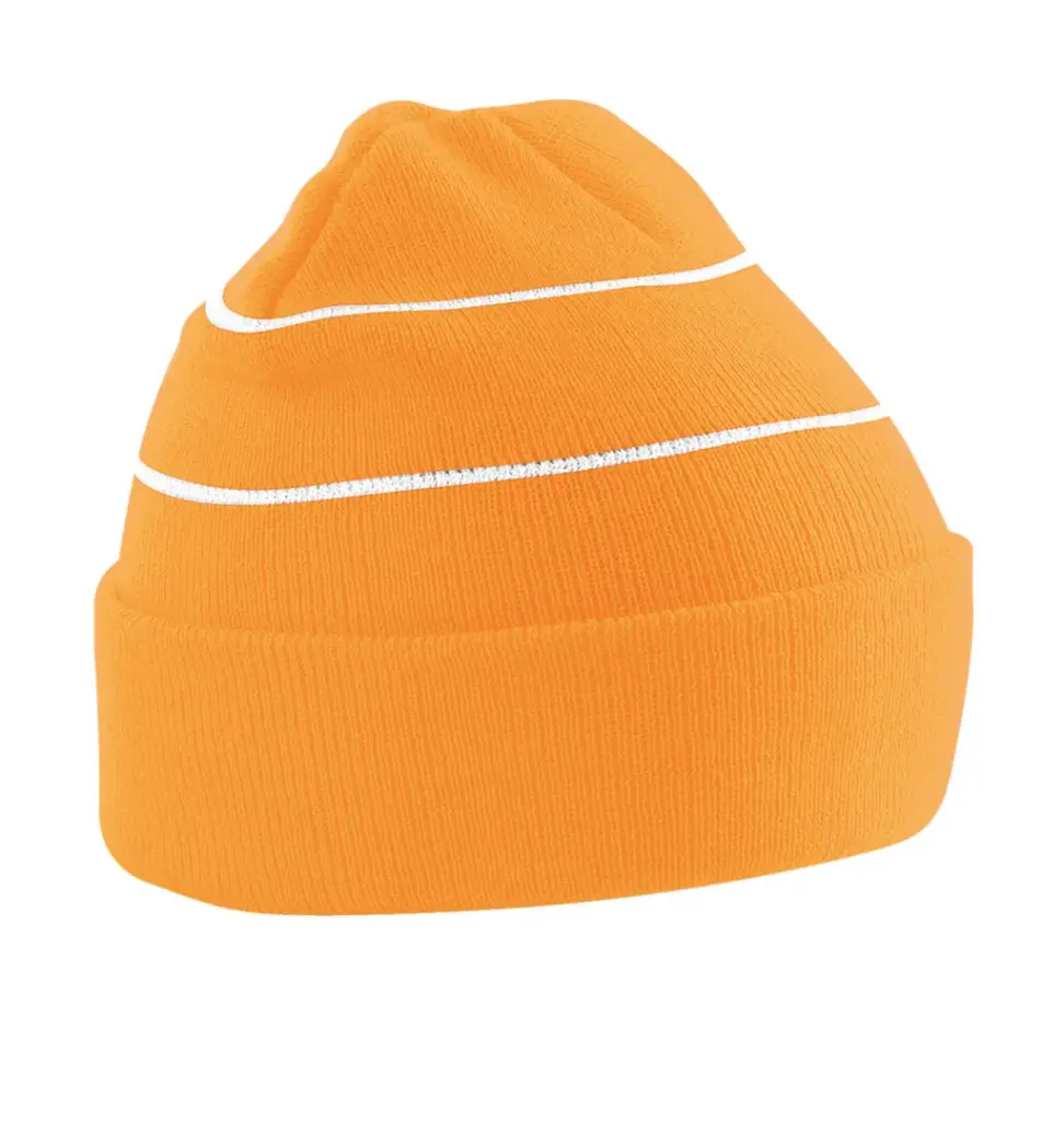 35169 - Enhanced-Viz Knitted Hat, fluorescent orange