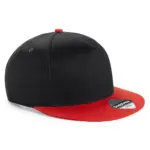 35669 - Youth Size Snapback, black/bright red — productfoto 2