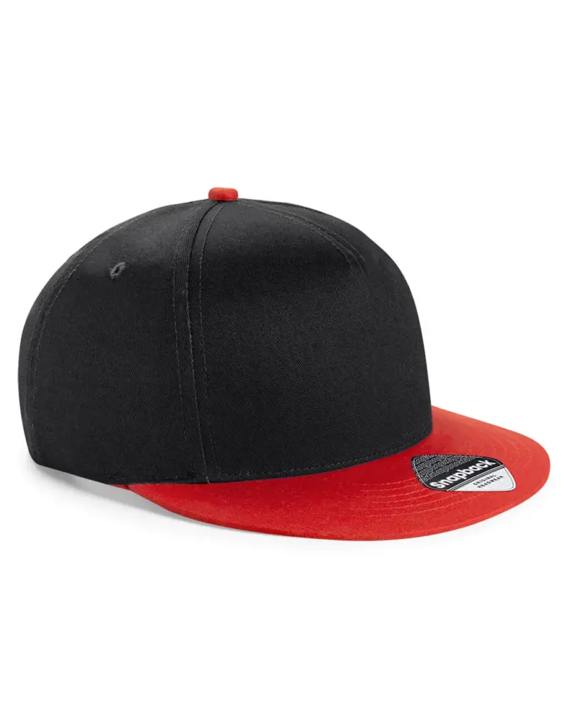 35669 - Youth Size Snapback, black/bright red — productfoto 2