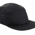 35969 - Canvas 5 Panel Cap, black — productfoto 2