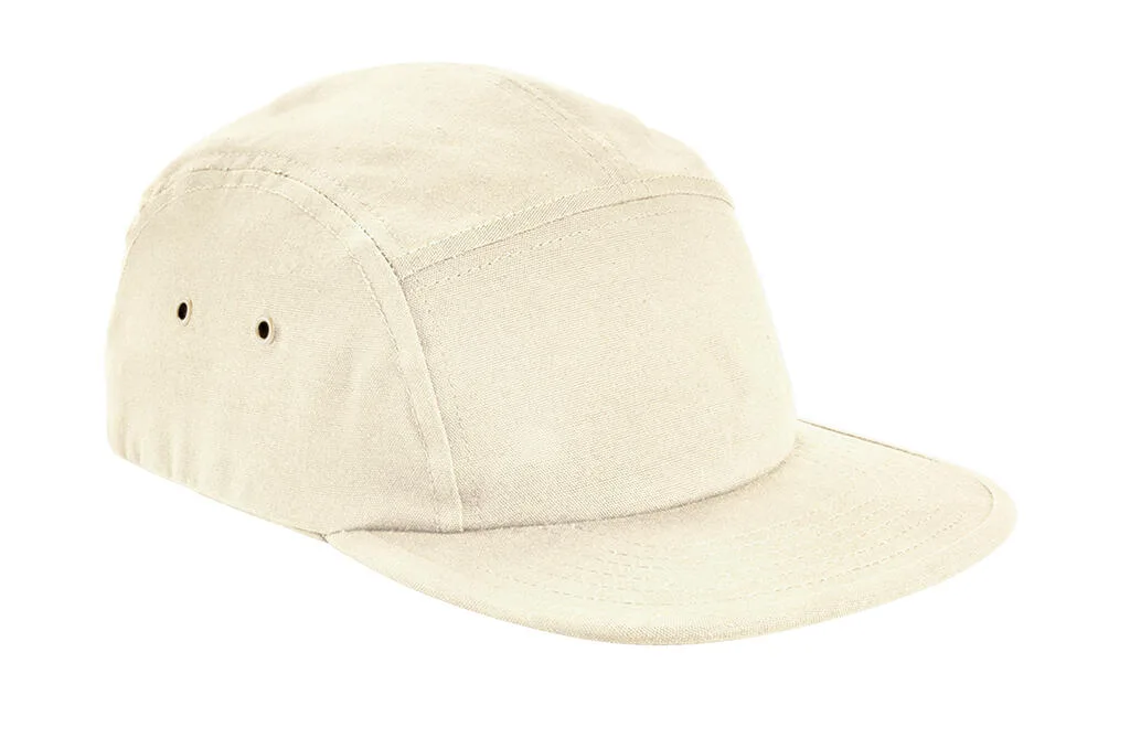 35969 - Canvas 5 Panel Cap, natural