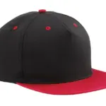 36169 - 5 Panel Contrast Snapback, black / classic red — productfoto 2