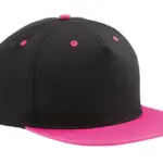 36169 - 5 Panel Contrast Snapback, black / fuchsia — productfoto 6