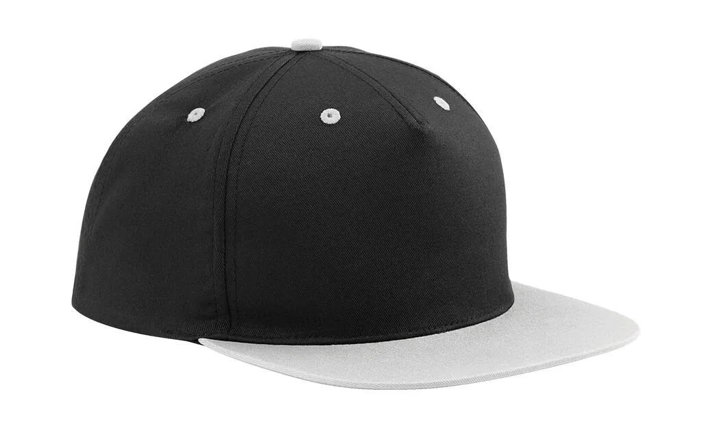 36169 - 5 Panel Contrast Snapback, black / grey