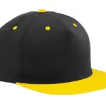 36169 - 5 Panel Contrast Snapback, black / yellow — productfoto 5