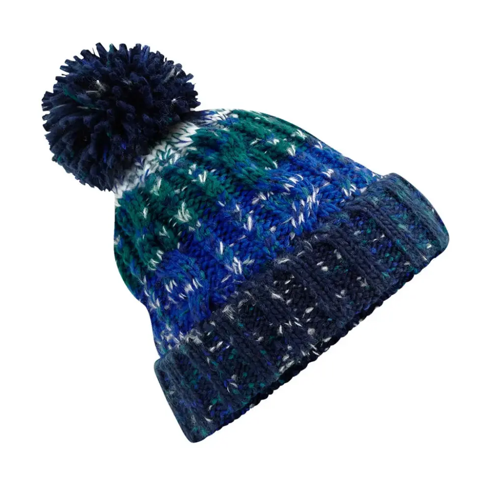 36969 - Corkscrew Pom Pom Beanie, alpine blues — productfoto 4